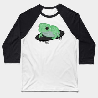 Skater Frog Baseball T-Shirt